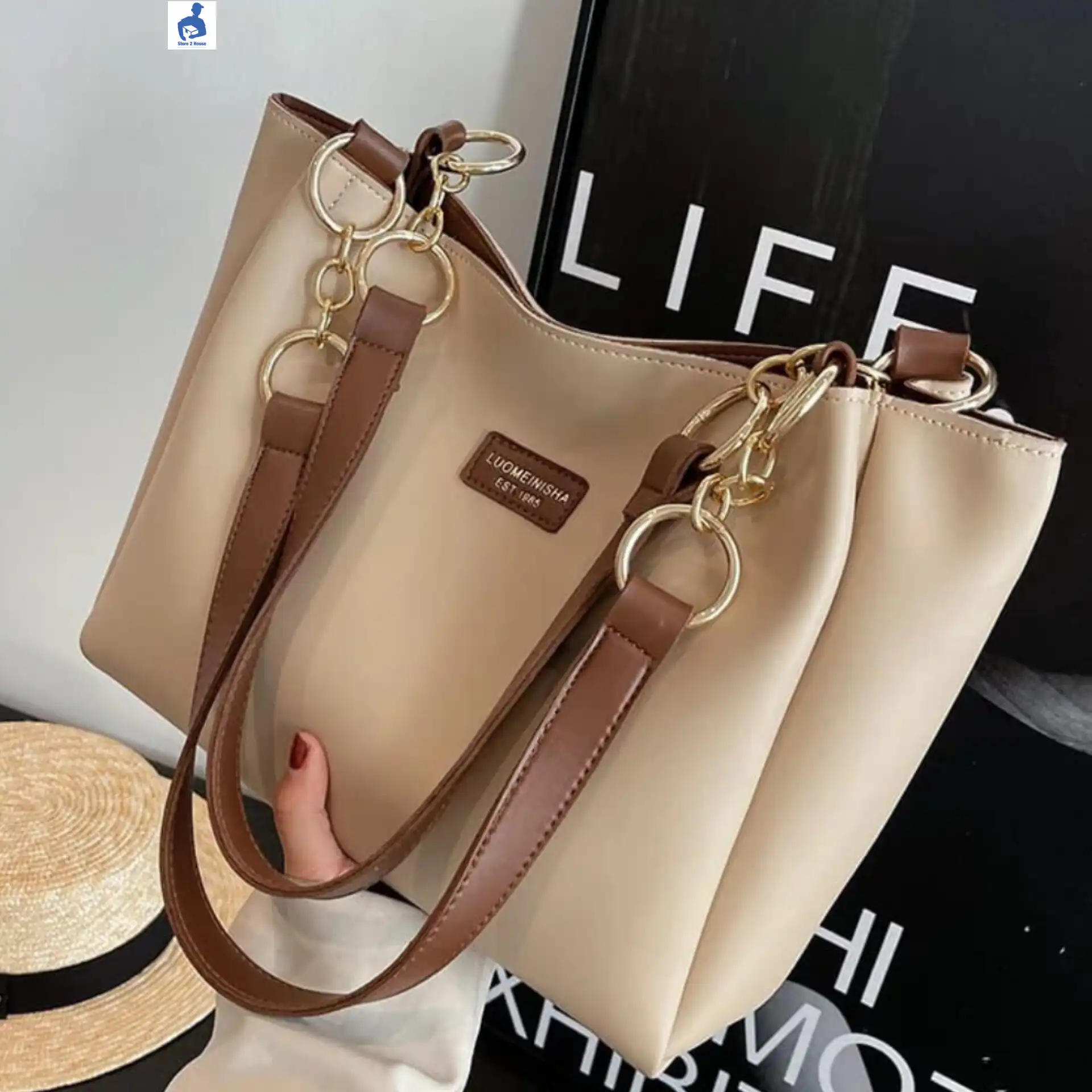 China Leather Tote Bag